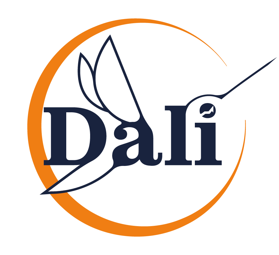 Logo Cercle DALI, C DALI colibri